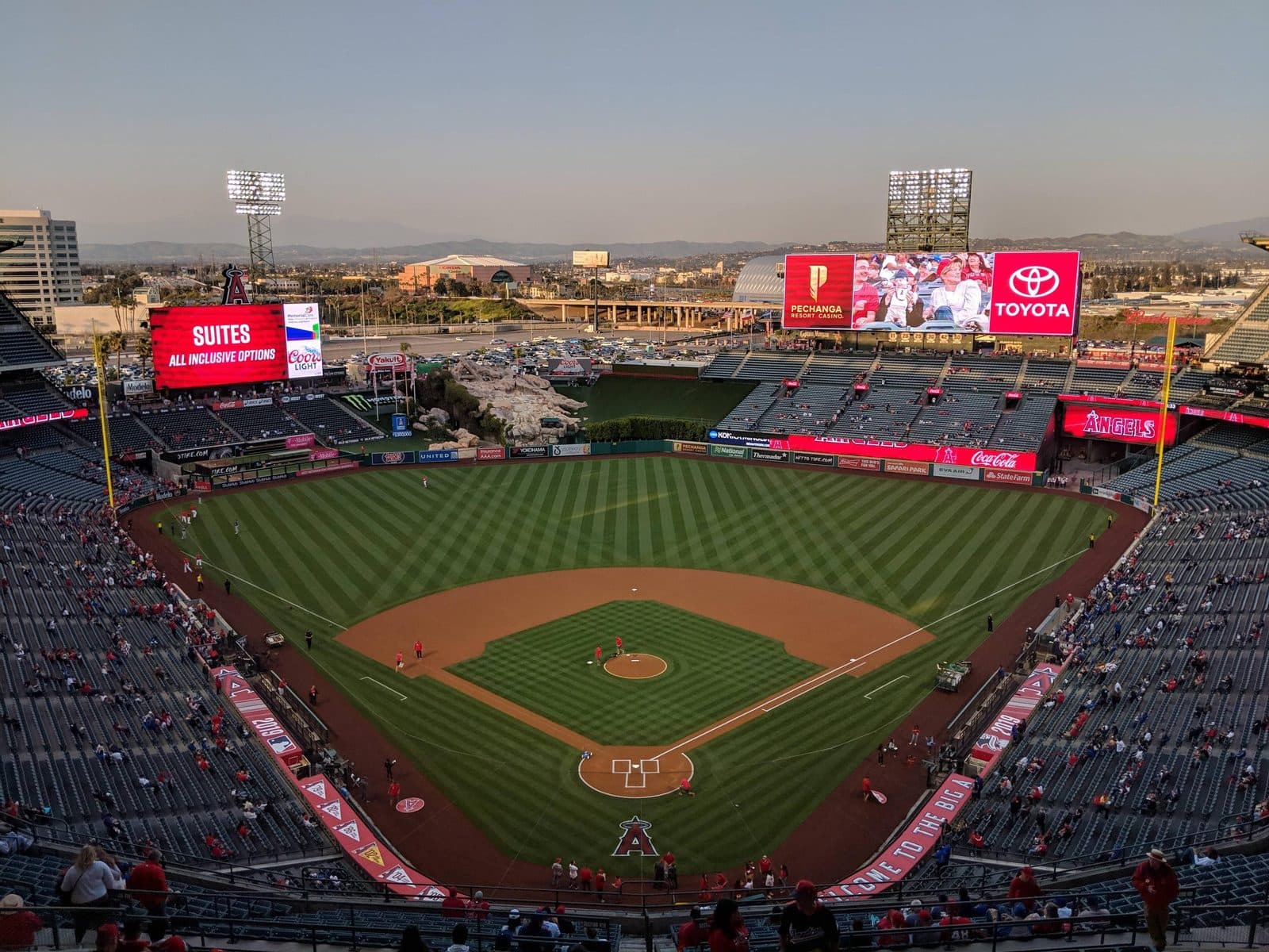 Angel Stadium, 2019 — Angel Stadium before a Spring Training Exhibition Game, March 25, 2019