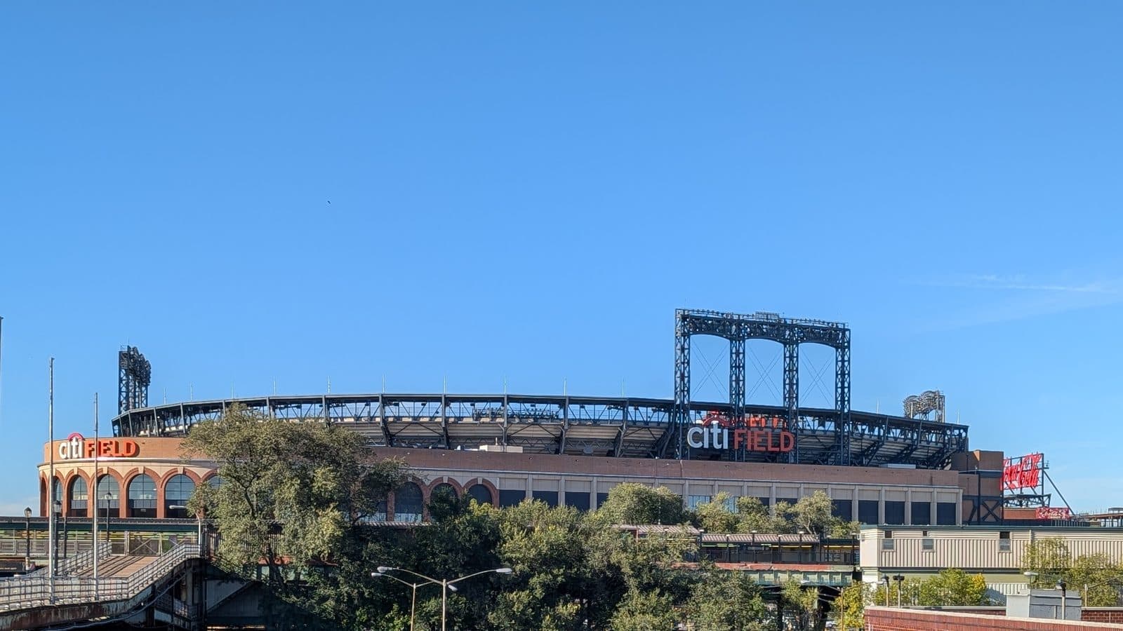 Citi Field, 2025 — Citi Field from the Flushing Meadows Pedestrian Bridge