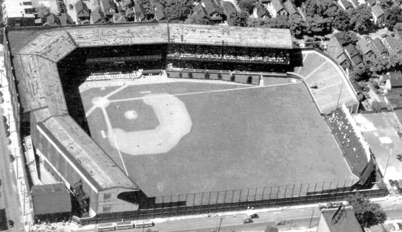 League Park IV — League Park home of the Cleveland Indians from 1891 to 1946. Park was rebuilt in concrete and steel for the 1910 season
