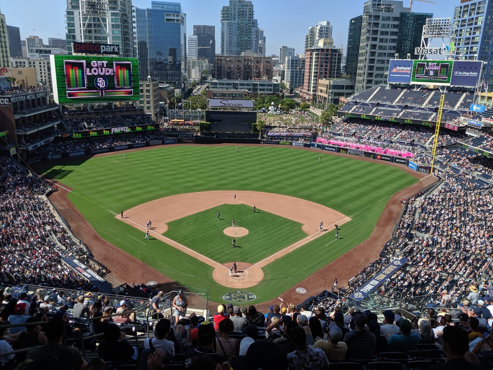 Petco Park, 2019 — The San Diego Padres playing in Petco Park in San Diego, California