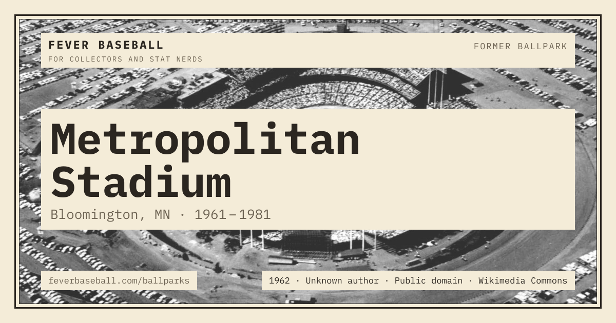 The link preview card for /ballparks/metropolitan-stadium-min02
