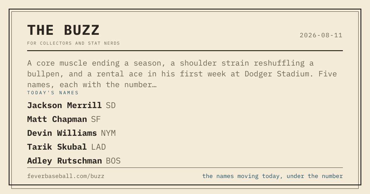 The link preview card for /buzz/2026-08-11