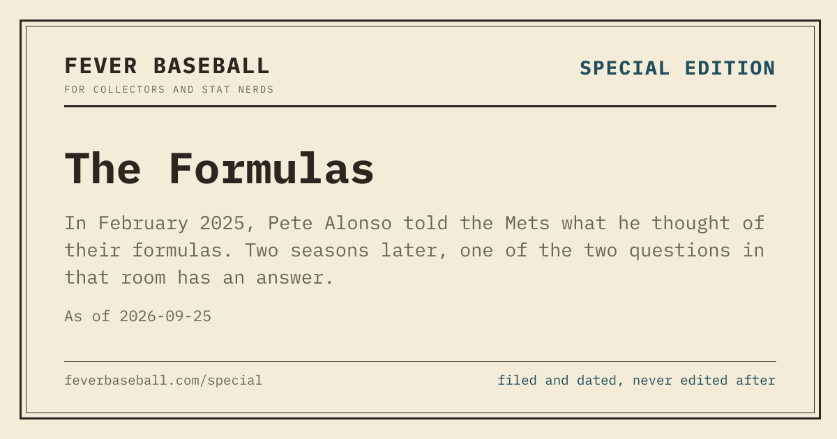 The link preview card for /special/pete-alonso-formulas